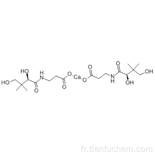 D - (+) - Sel de calcium acide pantothénique CAS 137-08-6